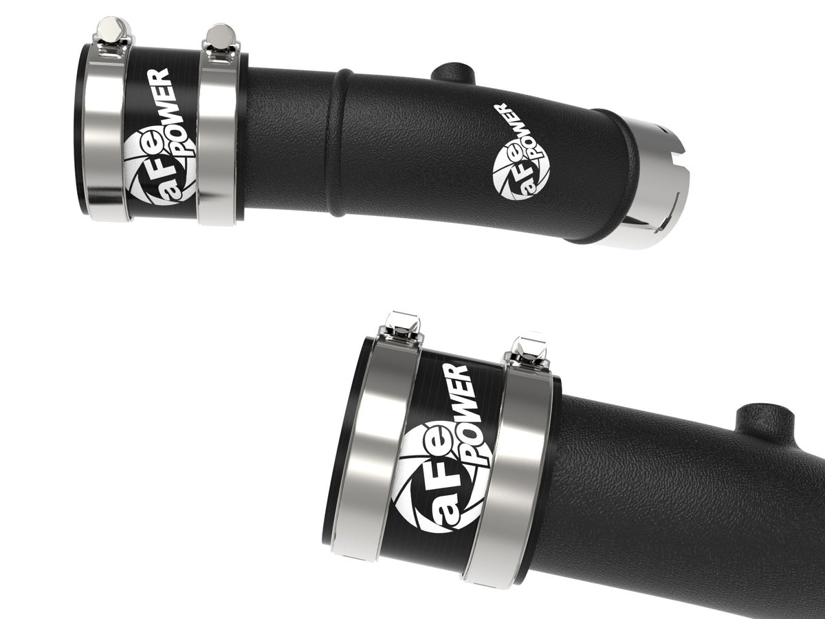 aFe BladeRunner 2-1/4in Aluminum Hot Charge Pipe Black RAM 1500 RHO 25-27 L6-3.0L (tt)