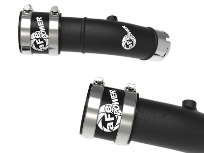aFe BladeRunner 2-1/4in Aluminum Hot Charge Pipe Black RAM 1500 RHO 25-27 L6-3.0L (tt)