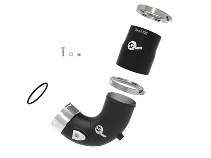 aFe BladeRunner 3in Aluminum Cold Charge Pipe Black RAM 1500 RHO 25-27 L6-3.0L (tt)