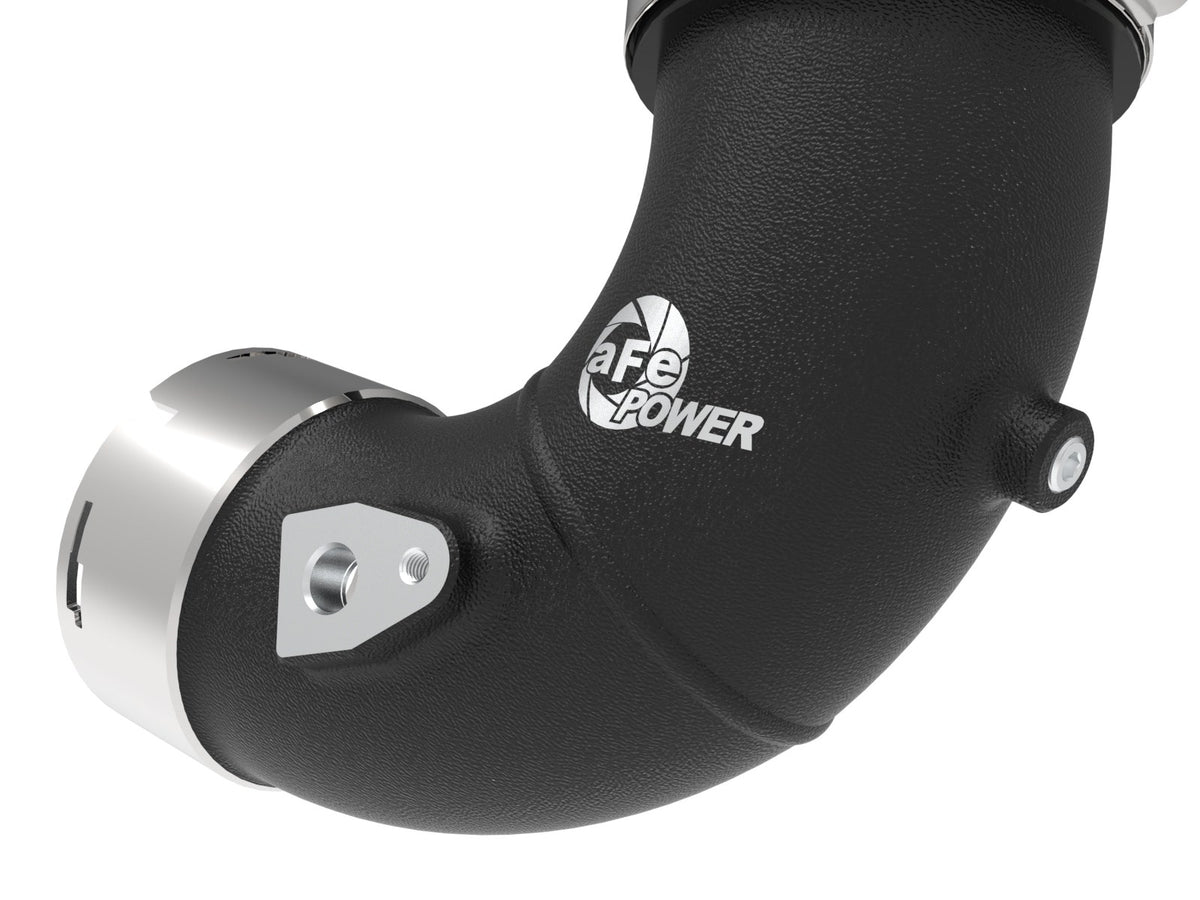 aFe BladeRunner 3in Aluminum Cold Charge Pipe Black RAM 1500 RHO 25-27 L6-3.0L (tt)