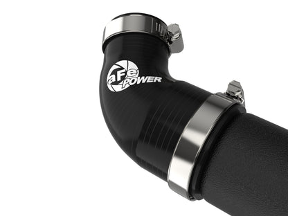 aFe 46-20808-B BladeRunner Aluminum Hot Charge Pipe Black For Genesis G70