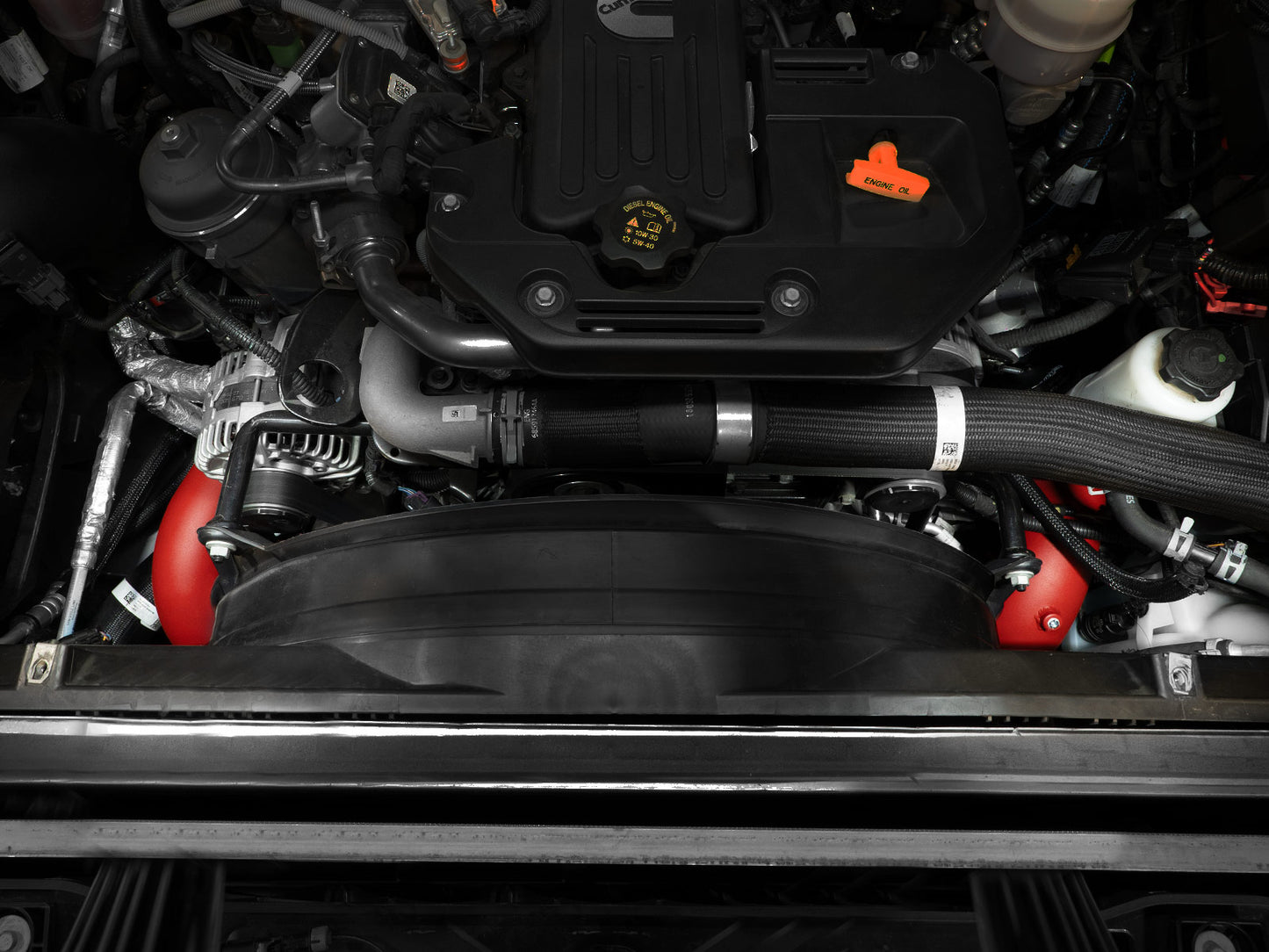 aFe 46-20814-R Hot & Cold Charge Pipe Kit Red For RAM 25-26 6.7L L6
