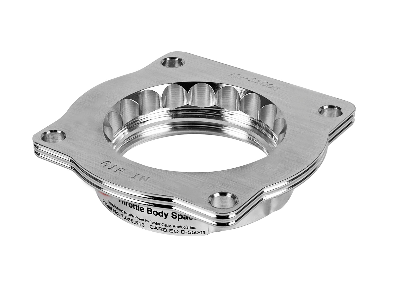 aFe Silver Bullet Throttle Body Spacer Kit | BMW 5 Series (E60) V8-4.8L (06-10) (46-31006)