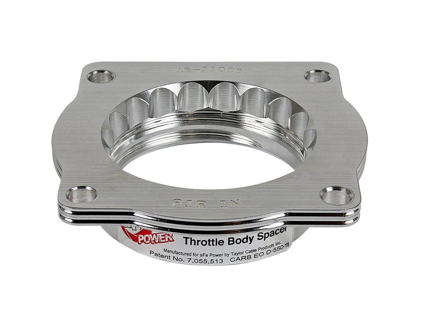 aFe Silver Bullet Throttle Body Spacer Kit | BMW 5 Series (E60) V8-4.8L (06-10) (46-31006)