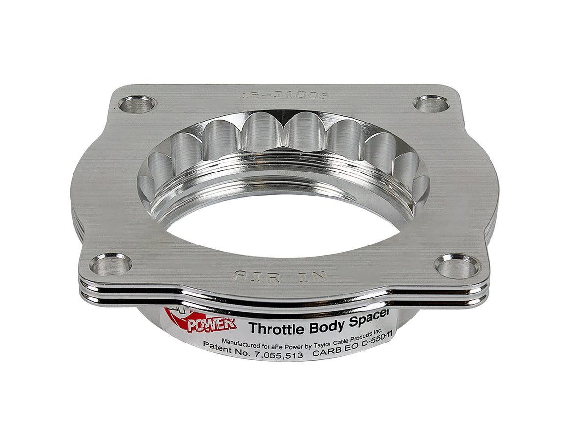 aFe Silver Bullet Throttle Body Spacer Kit | BMW 5 Series (E60) V8-4.8L (06-10) (46-31006)