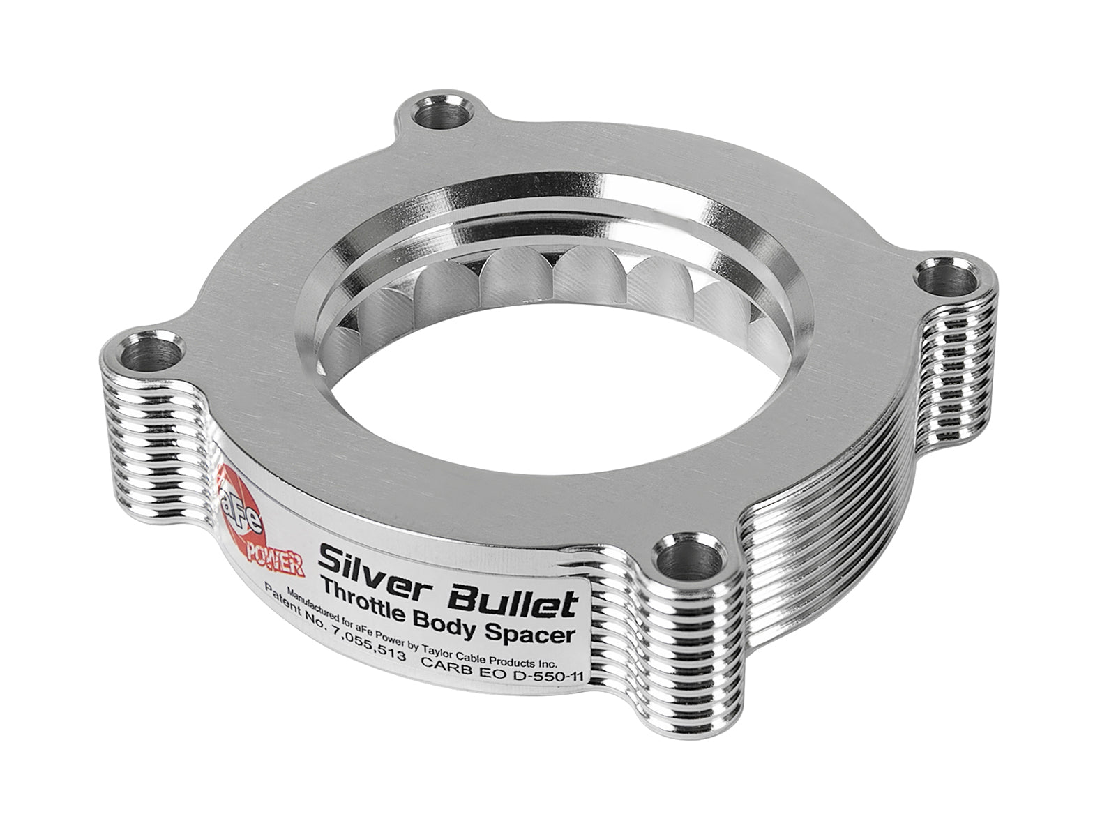 aFe Silver Bullet Throttle Body Spacer Kit | Ford F-150 Raptor (10-12) V8-6.2L (46-33011)