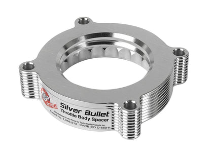 aFe Silver Bullet Throttle Body Spacer Kit | Ford F-150 Raptor (10-12) V8-6.2L (46-33011)
