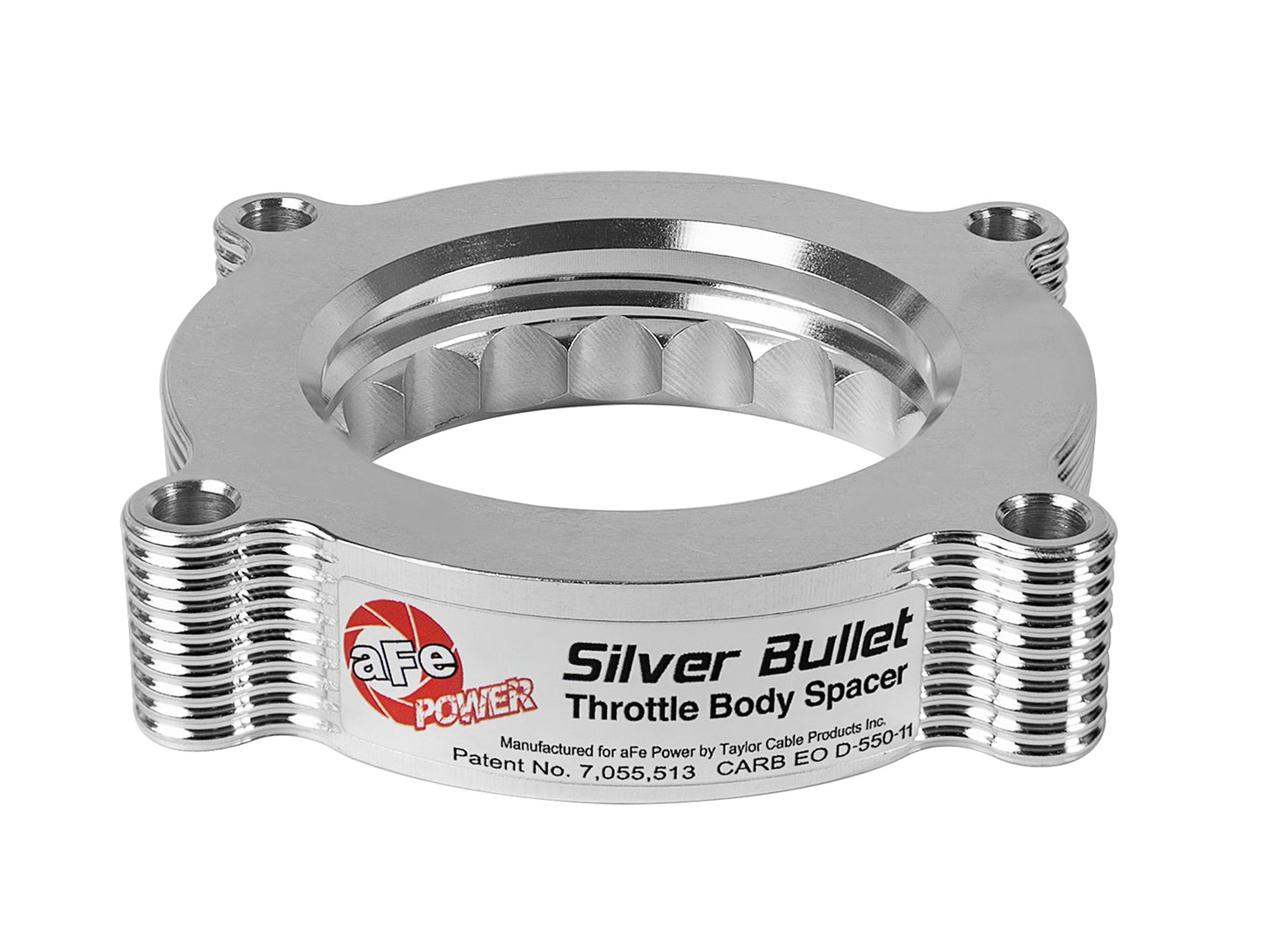 aFe Silver Bullet Throttle Body Spacer Kit | Ford F-150 Raptor (10-12) V8-6.2L (46-33011)