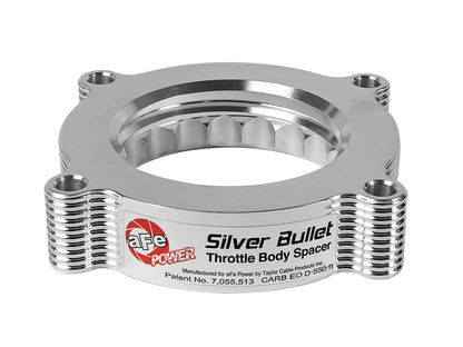 aFe Silver Bullet Throttle Body Spacer Kit | Ford F-150 Raptor (10-12) V8-6.2L (46-33011)