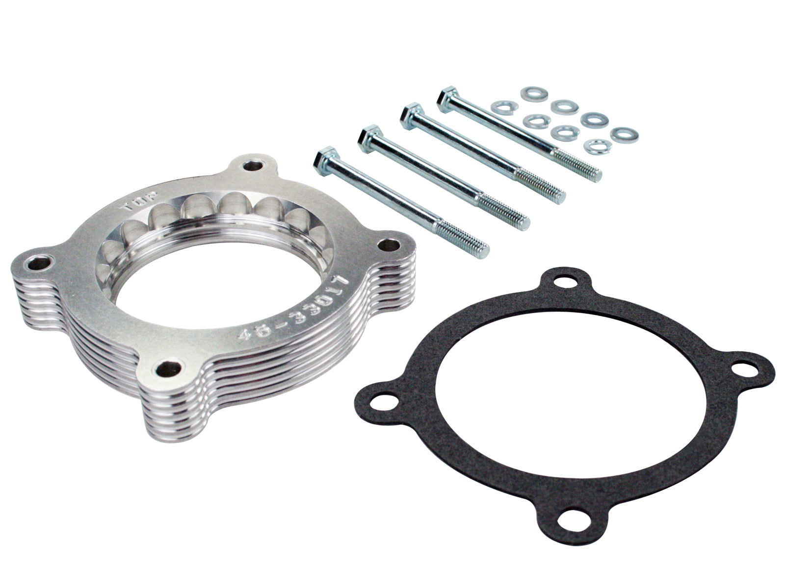 aFe Silver Bullet Throttle Body Spacer Kit | Ford F-150 11-12 V6 3.5L EcoBoost (46-33017)
