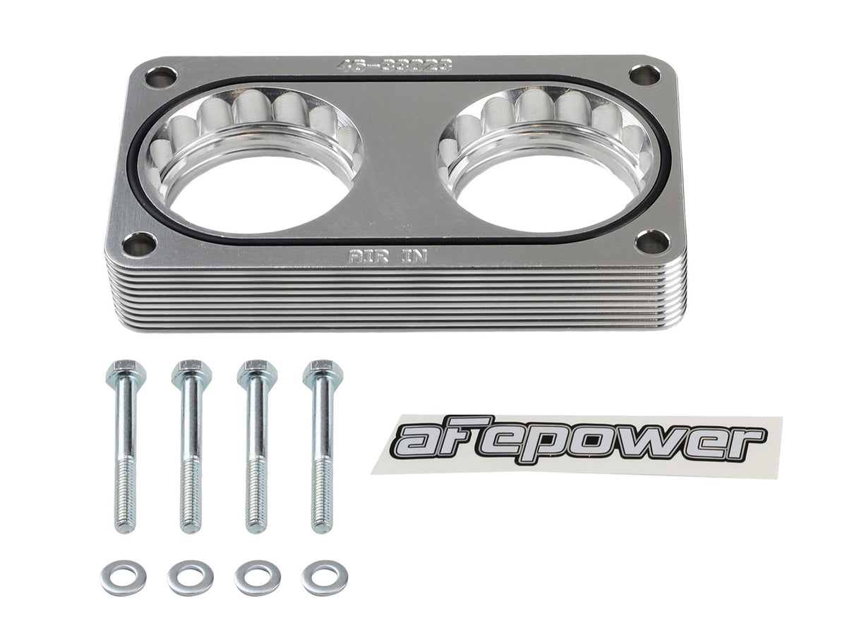 aFe Silver Bullet Throttle Body Spacer | Ford Trucks 99-10 F-250/350 Super Duty (46-33023)