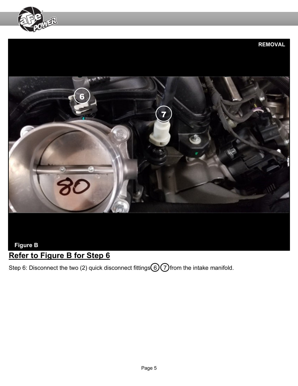 aFe Silver Bullet Intake Manifold Spacer Kit 2020 F-250/350 V8-7.3L (46-33024)