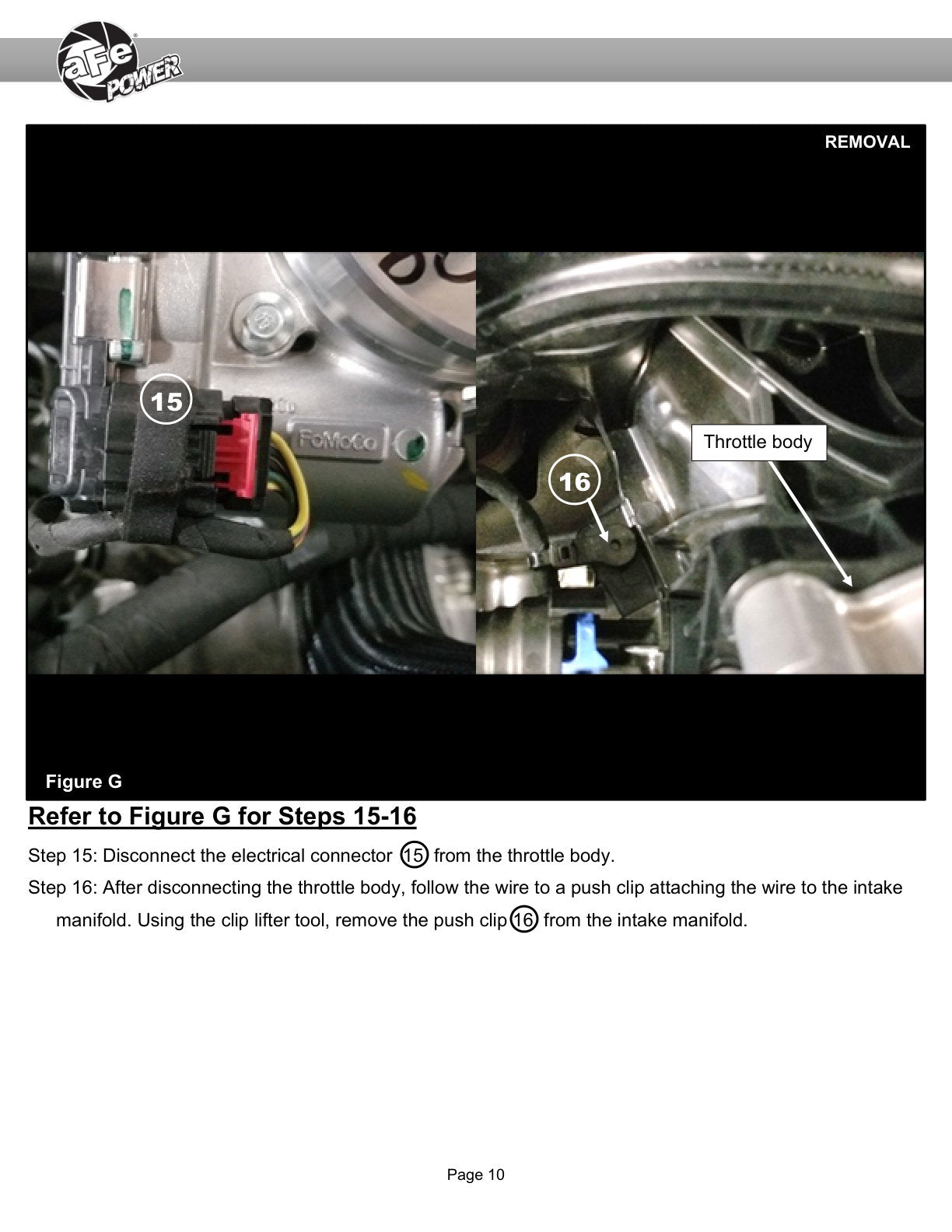 aFe Silver Bullet Intake Manifold Spacer Kit 2020 F-250/350 V8-7.3L (46-33024)