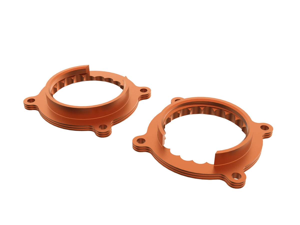 aFe Silver Bullet Throttle Body Spacer | Ford Mustang GT/Dark Horse V8 5.0L (24) (46-33026N)