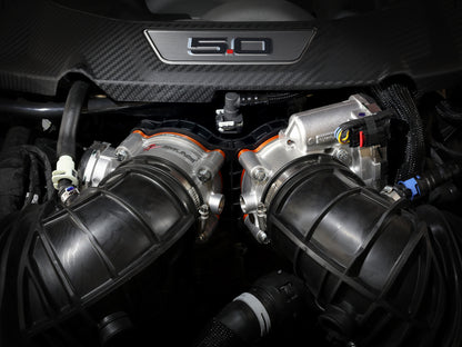 aFe Silver Bullet Throttle Body Spacer | Ford Mustang GT/Dark Horse V8 5.0L (24) (46-33026N)