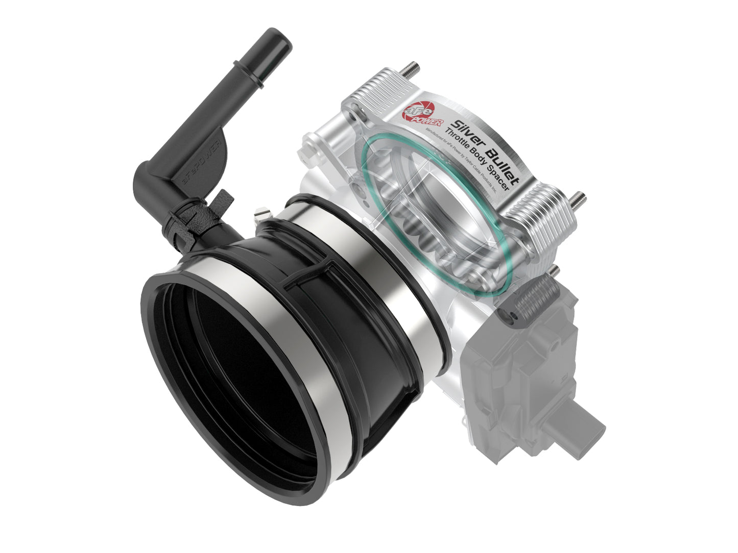 aFe Silver Bullet Aluminum Throttle Body Spacer | Corvette C8 2020 (46-34017)
