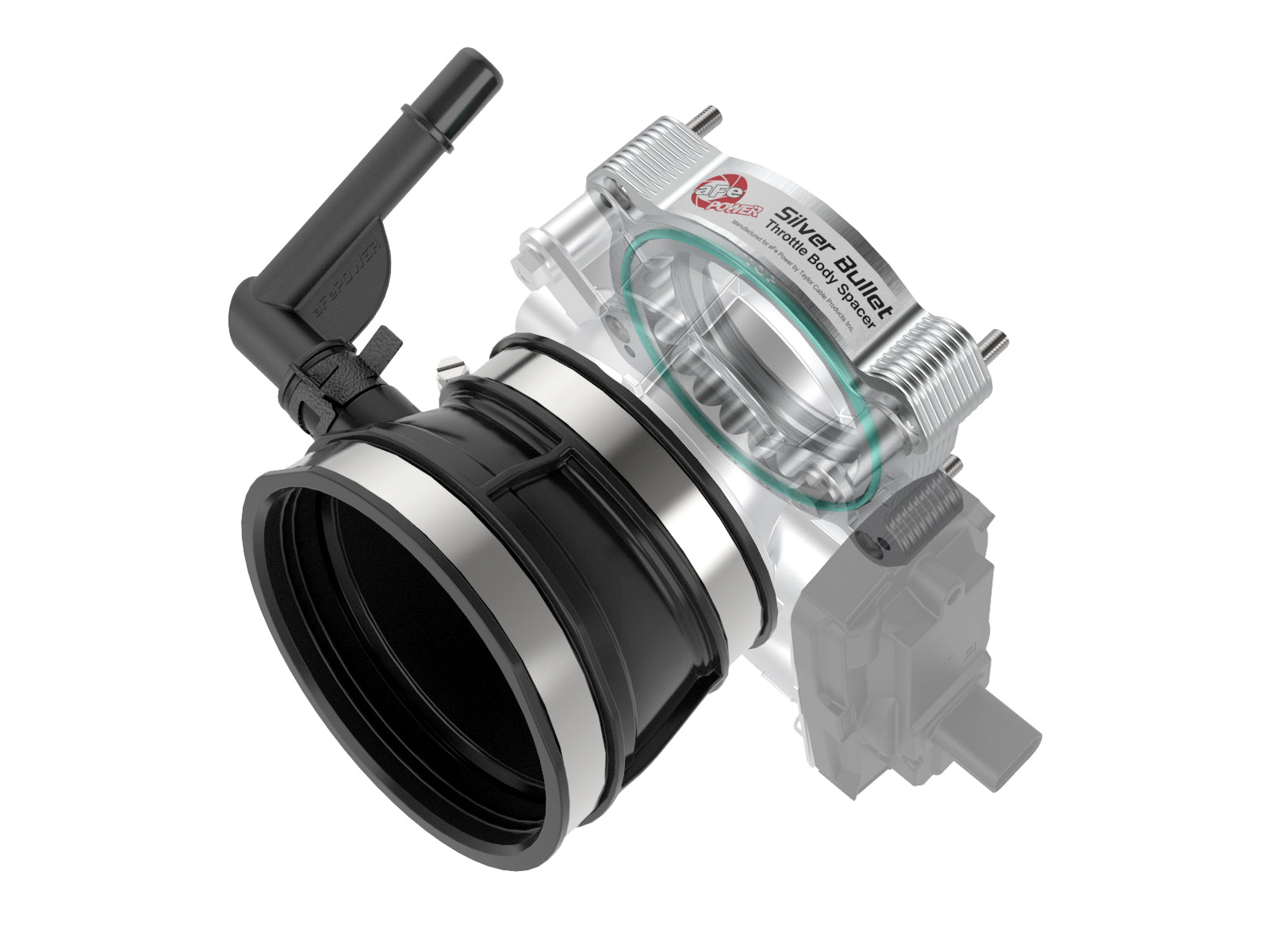 aFe Silver Bullet Aluminum Throttle Body Spacer | Corvette C8 2020 (46-34017)