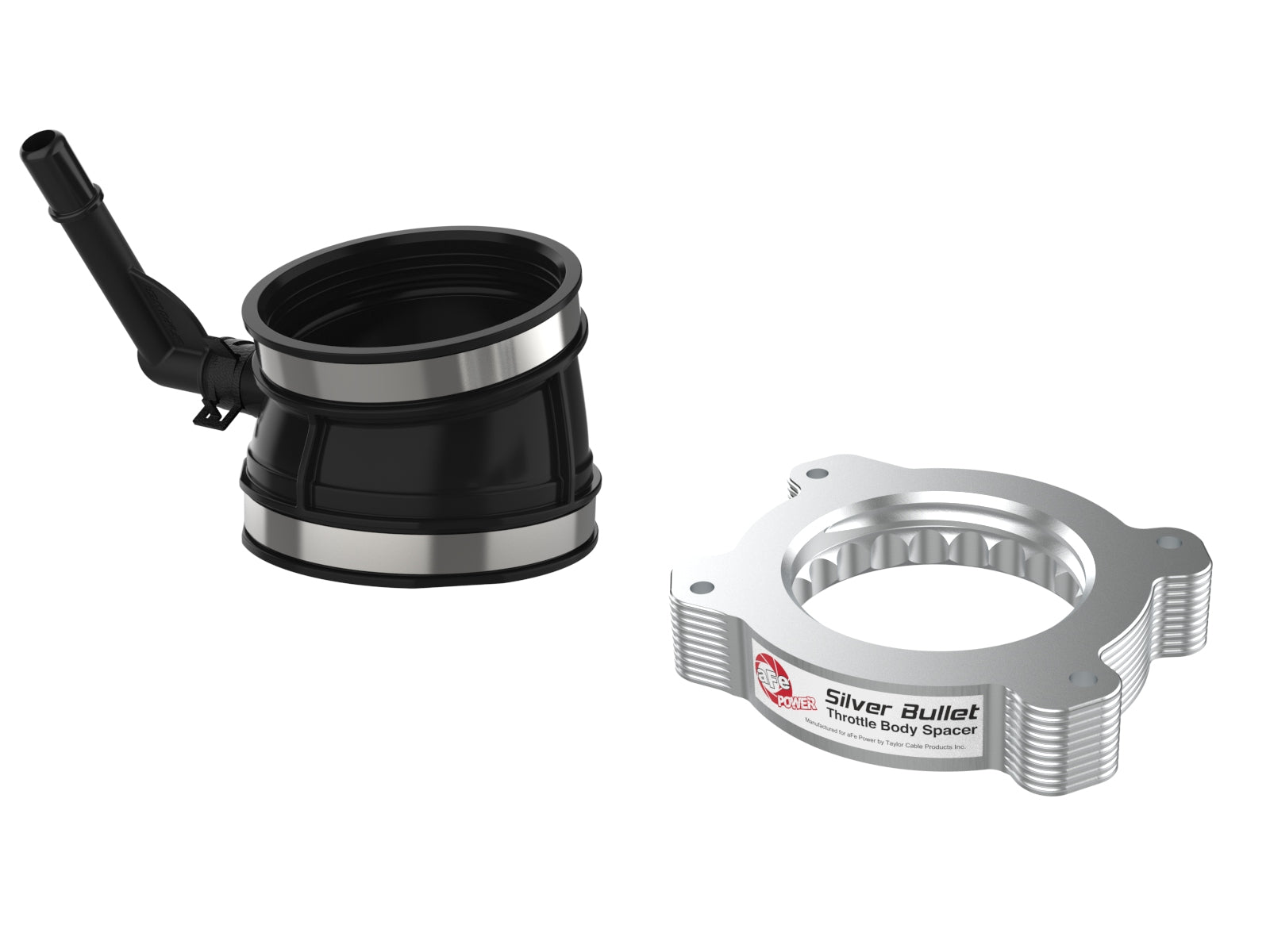 aFe Silver Bullet Aluminum Throttle Body Spacer | Corvette C8 2020 (46-34017)