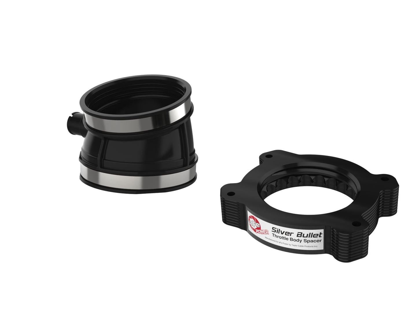 aFe Silver Bullet Aluminum Throttle Body Spacer | Corvette C8 2020+ (46-34023B)