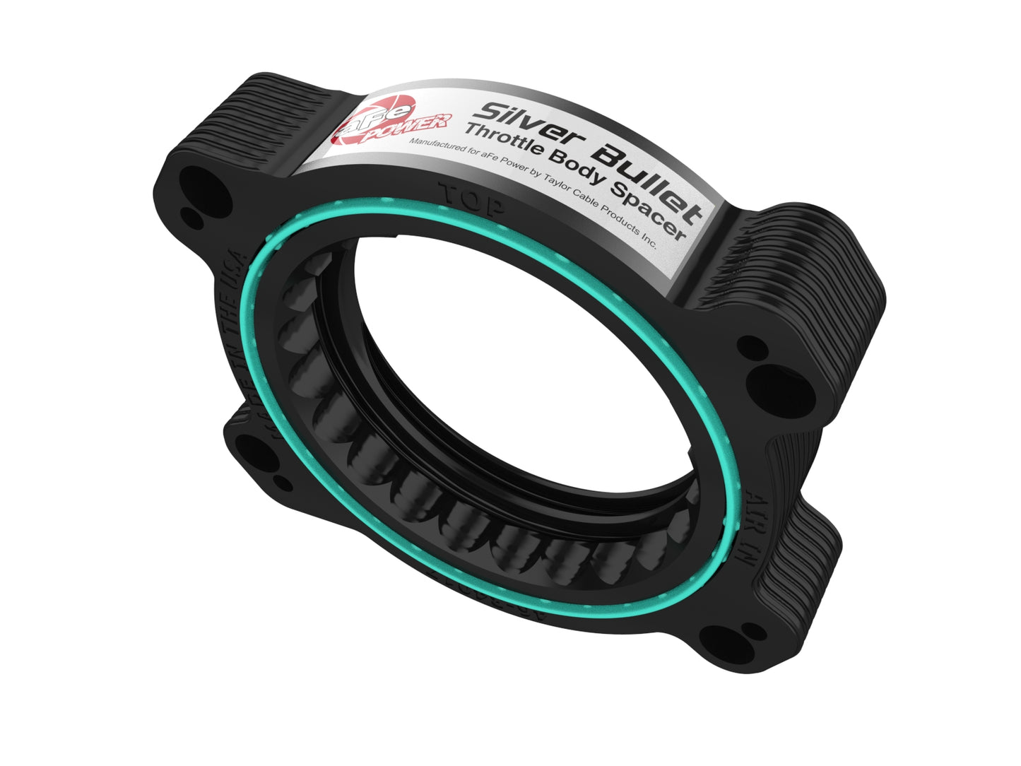 aFe Silver Bullet Aluminum Throttle Body Spacer | Corvette C8 2020+ (46-34023B)