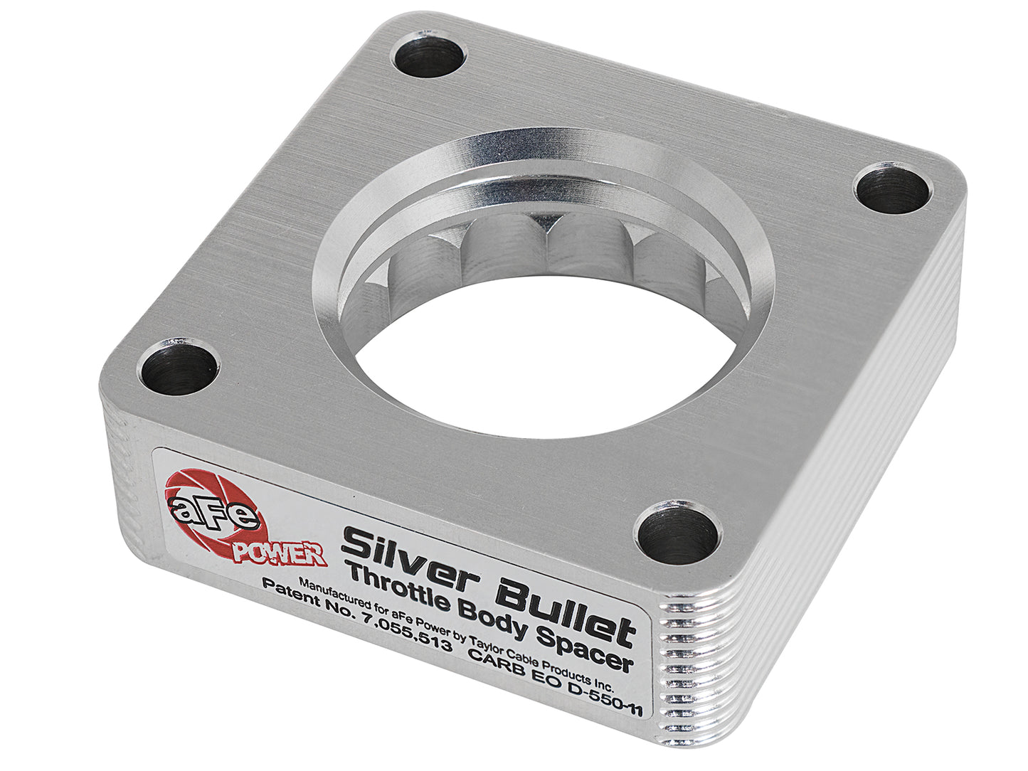 aFe Silver Bullet Throttle Body Spacer Kit | Jeep Wrangler TJ/YJ (91-06) 4.0L (46-35001)
