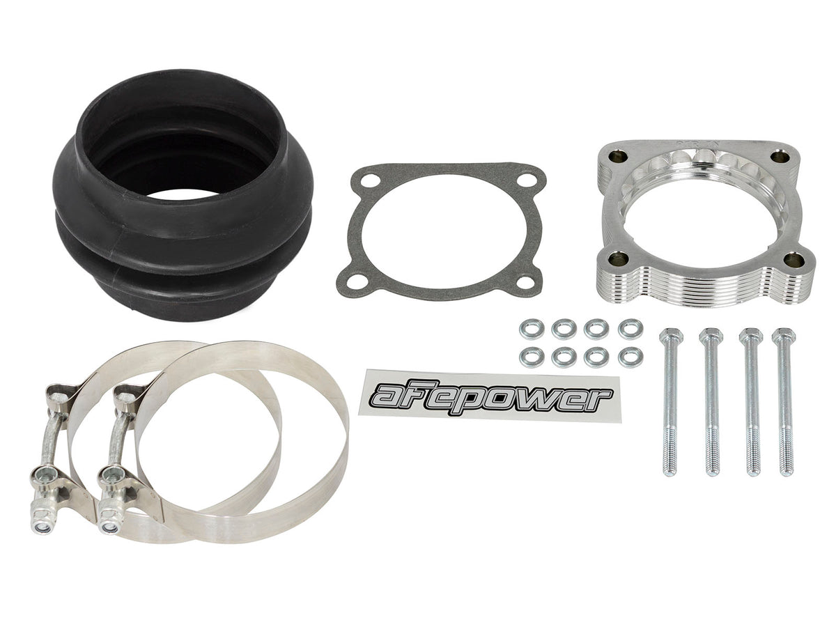 aFe Silver Bullet Throttle Body Spacer Kit | Nissan Patrol V8 5.6L (10-16) (46-36004)