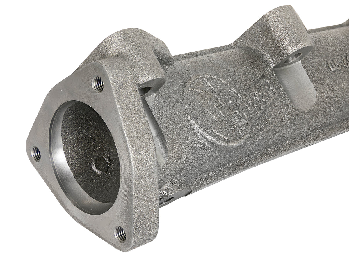 aFe BladeRunner Ported Ductile Iron Exhaust Manifold | Ford Diesel V8 6.4L (08-10) (46-40124)