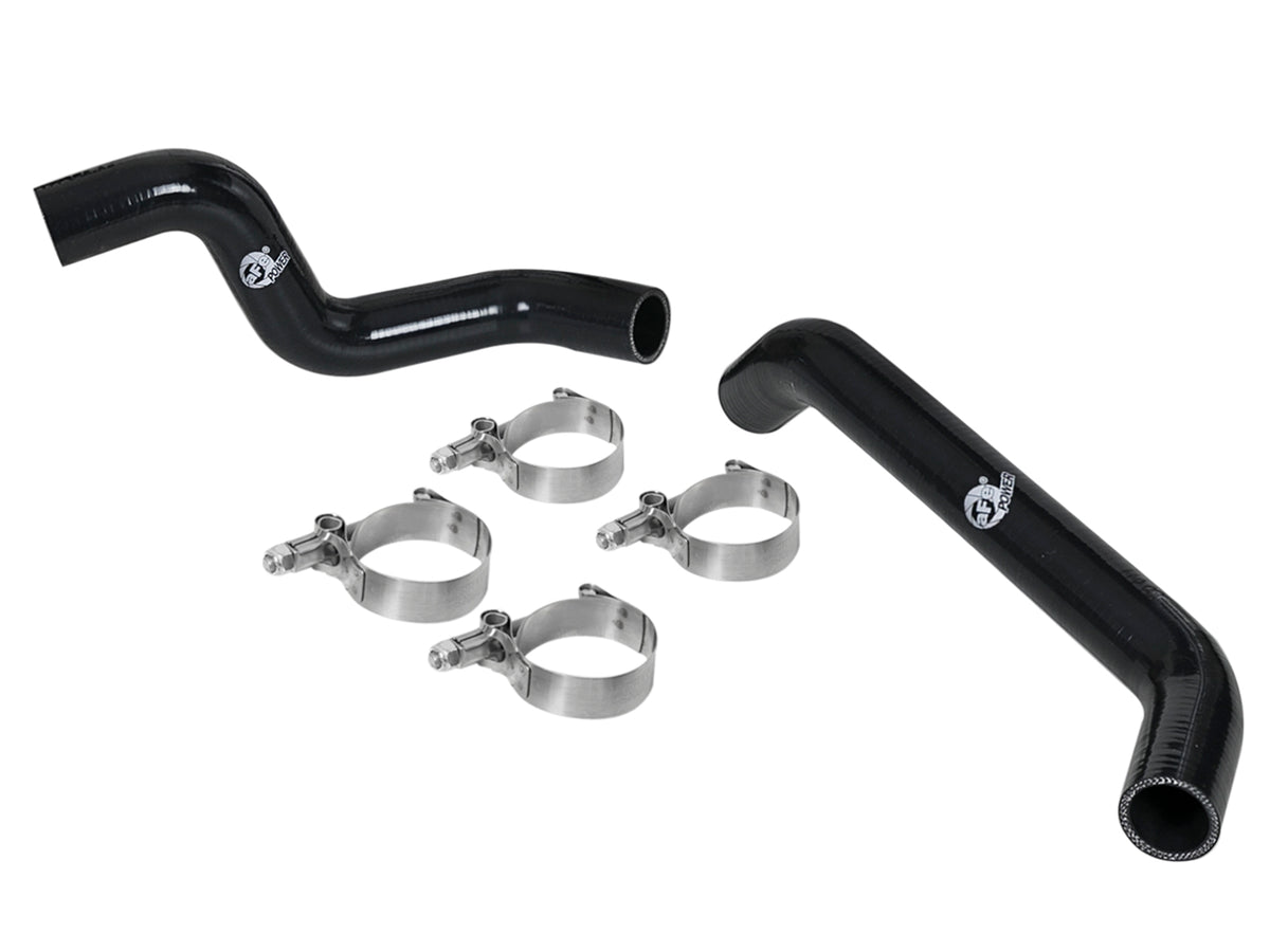 aFe BladeRunner Silicone Radiator Hose Kit w/ Black Hoses | Jeep Wrangler (07-11) (46-50004-B)