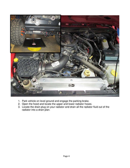 aFe BladeRunner Silicone Radiator Hose Kit w/ Black Hoses | Jeep Wrangler (07-11) (46-50004-B)