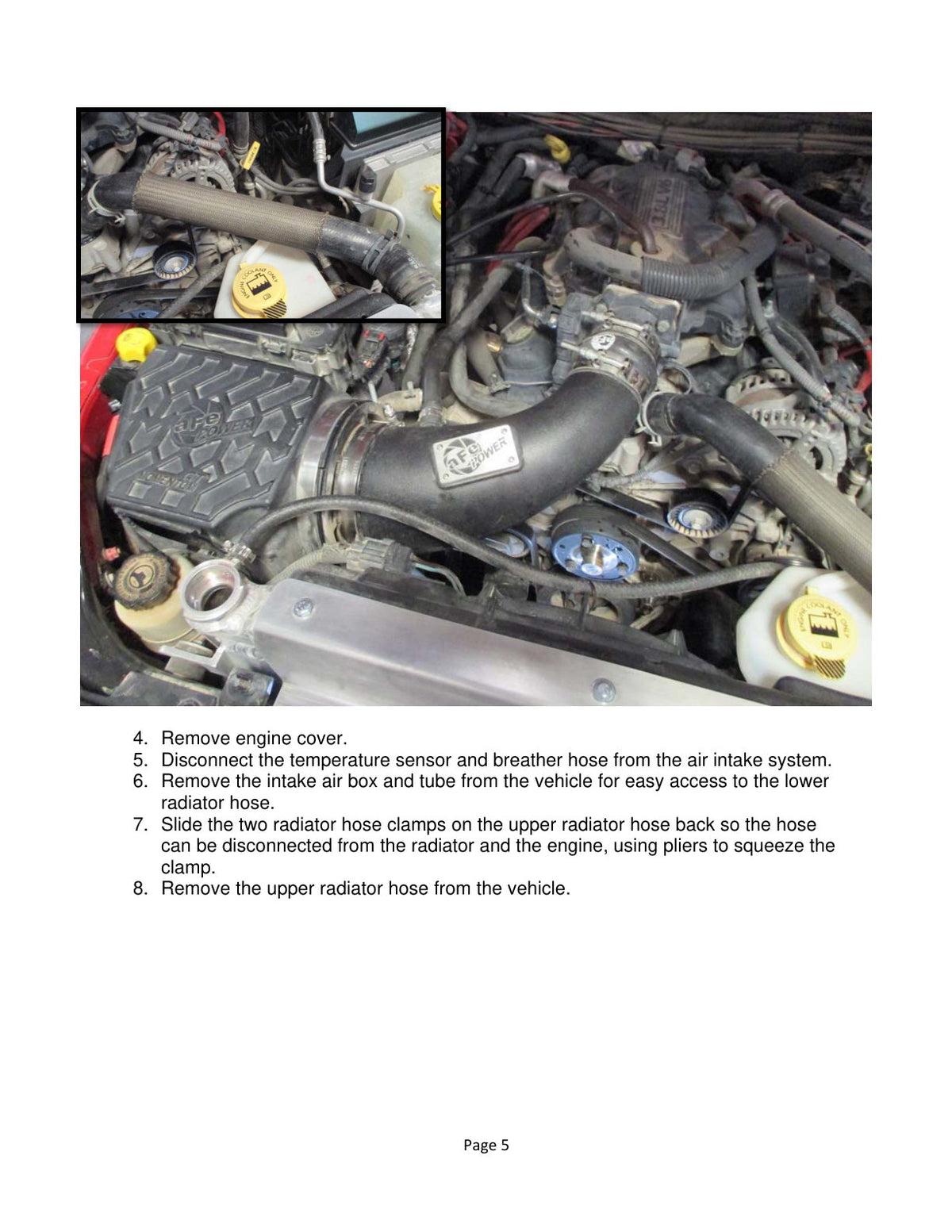 aFe BladeRunner Silicone Radiator Hose Kit w/ Black Hoses | Jeep Wrangler (07-11) (46-50004-B)
