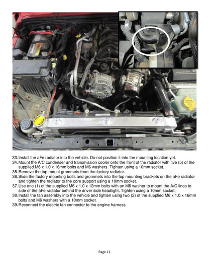 aFe BladeRunner GT Series Radiator | Jeep Wrangler JK (12-18) (46-50012-B)