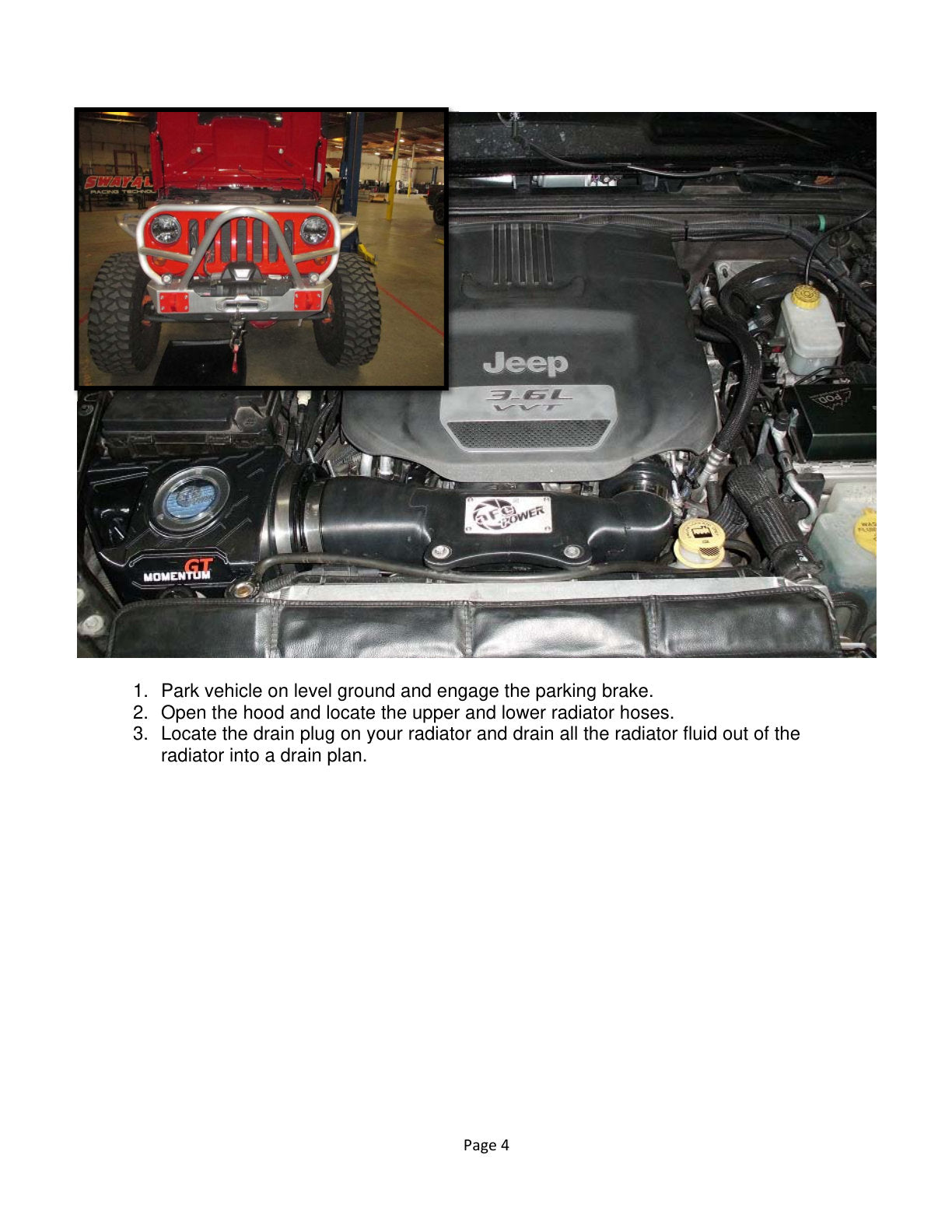 aFe BladeRunner Silicone Radiator Hose Kit | Jeep Wrangler (JK) V6 3.6L (12-18) (46-50014-B)