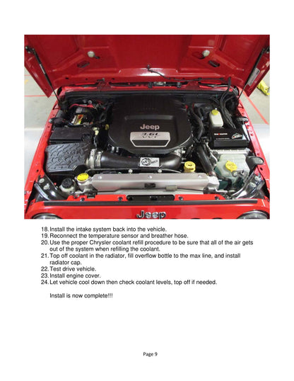 aFe BladeRunner Silicone Radiator Hose Kit | Jeep Wrangler (JK) V6 3.6L (12-18) (46-50014-B)