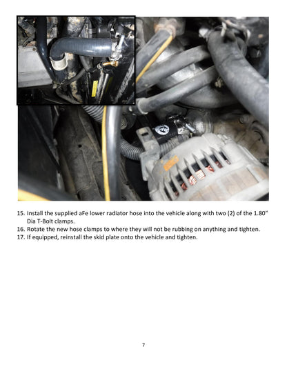 aFe BladeRunner Silicone Radiator Hose Kit | Nissan Patrol (Y61) L6-4.8L (01-19) (46-50024-B)
