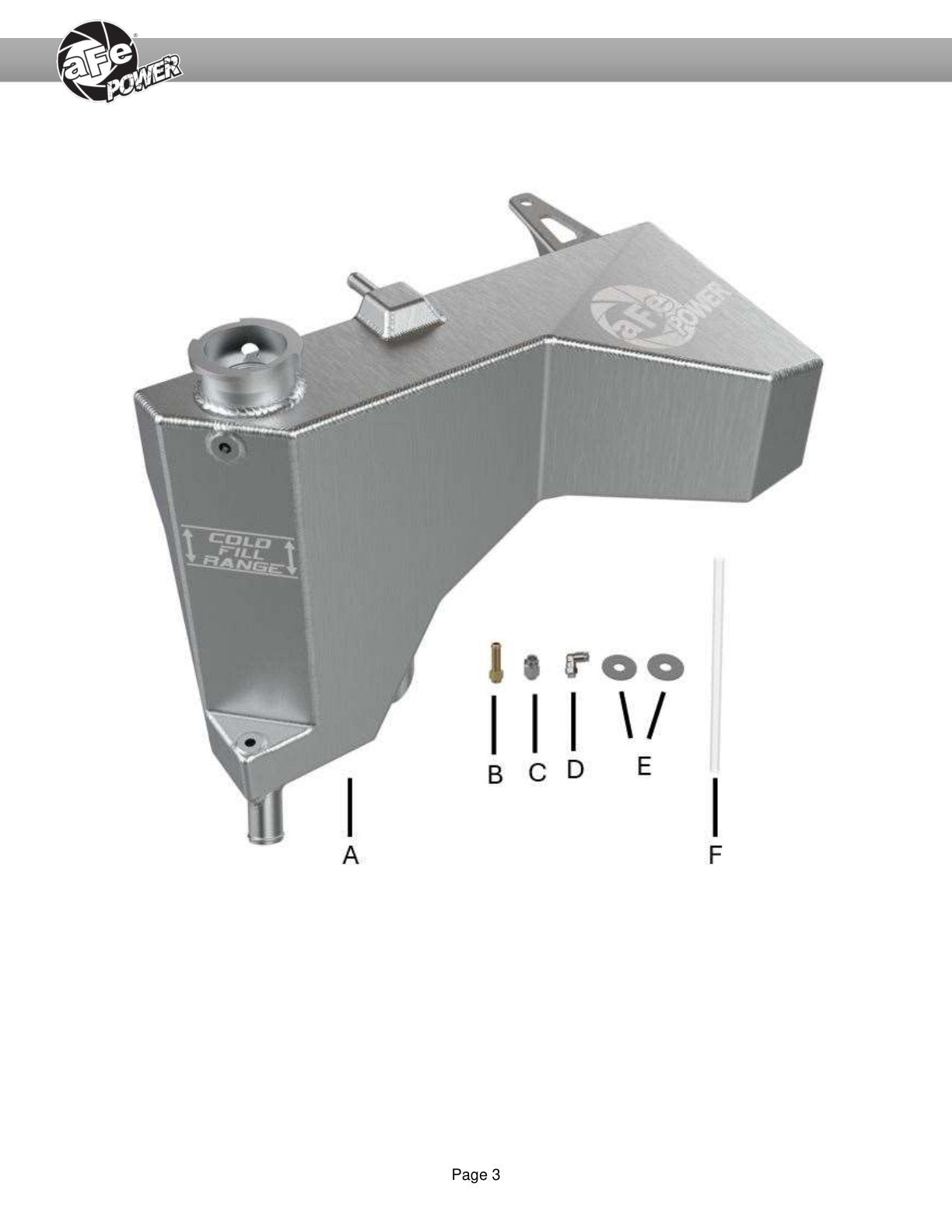 aFe BladeRunner GT Coolant Tank | Dodge Challenger/Charger 08-26 (46-51001)
