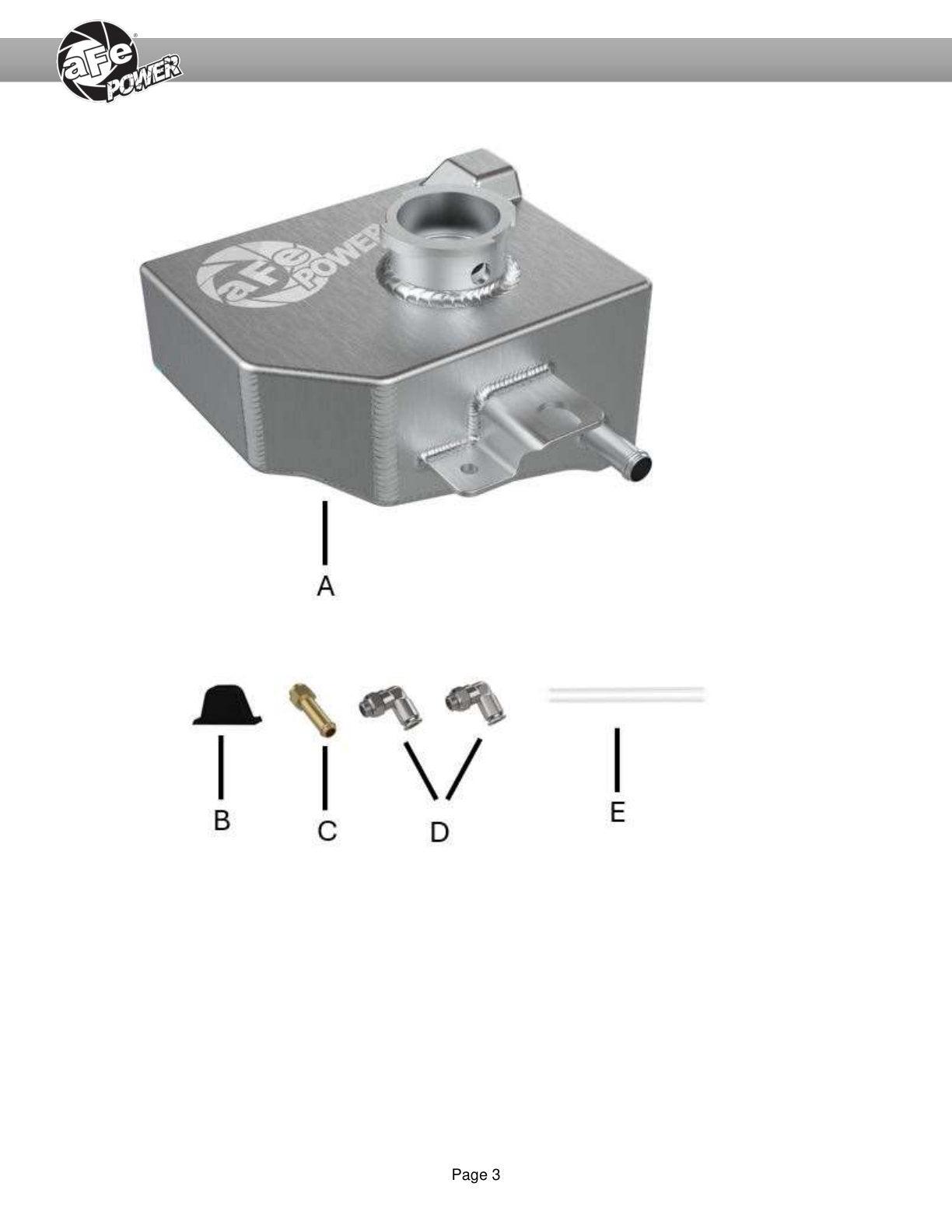 aFe BladeRunner GT Supercharger Coolant Tank | Dodge Challenger/Charger 08-26 (46-51002)