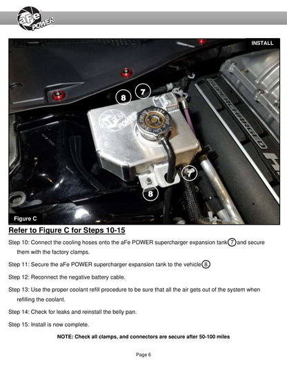 aFe BladeRunner GT Supercharger Coolant Tank | Dodge Challenger/Charger 08-26 (46-51002)