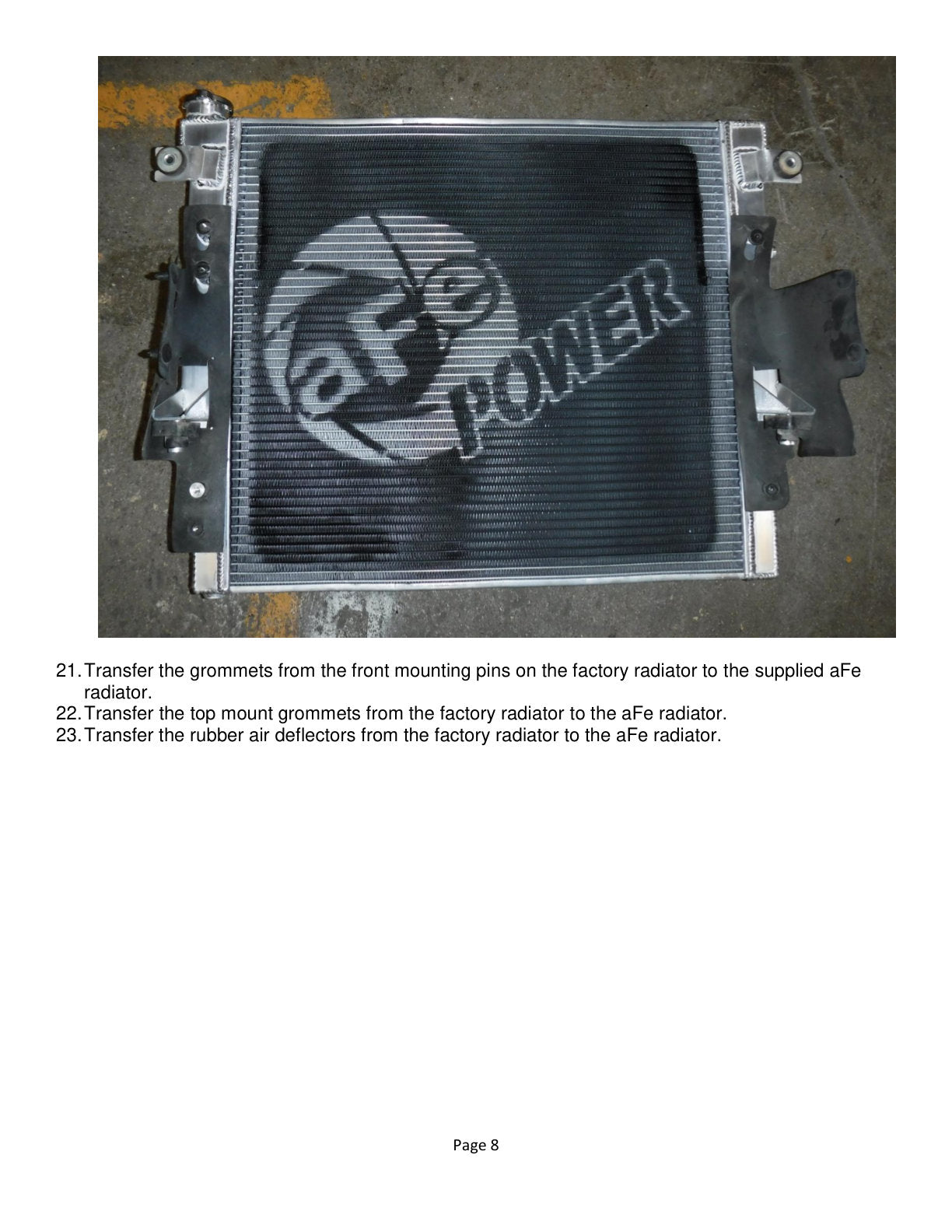 aFe BladeRunner Street Series Aluminum Radiator | Jeep Wrangler JK V6-3.6/3.8L (07-18) (46-52001)