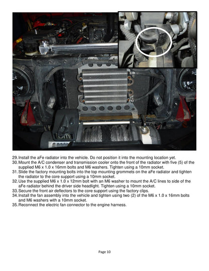 aFe BladeRunner Street Series Aluminum Radiator | Jeep Wrangler JK V6-3.6/3.8L (07-18) (46-52001)