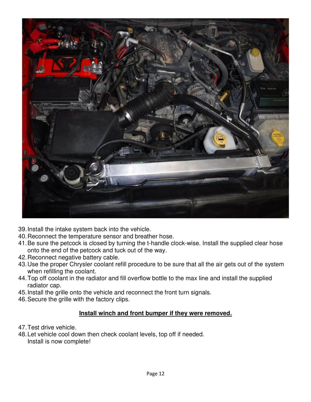 aFe BladeRunner Street Series Aluminum Radiator | Jeep Wrangler JK V6-3.6/3.8L (07-18) (46-52001)