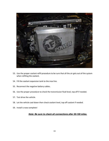 aFe BladeRunner High Cap Aluminum Radiator Ford F-250/350 Super Duty (08-10) (46-52091)