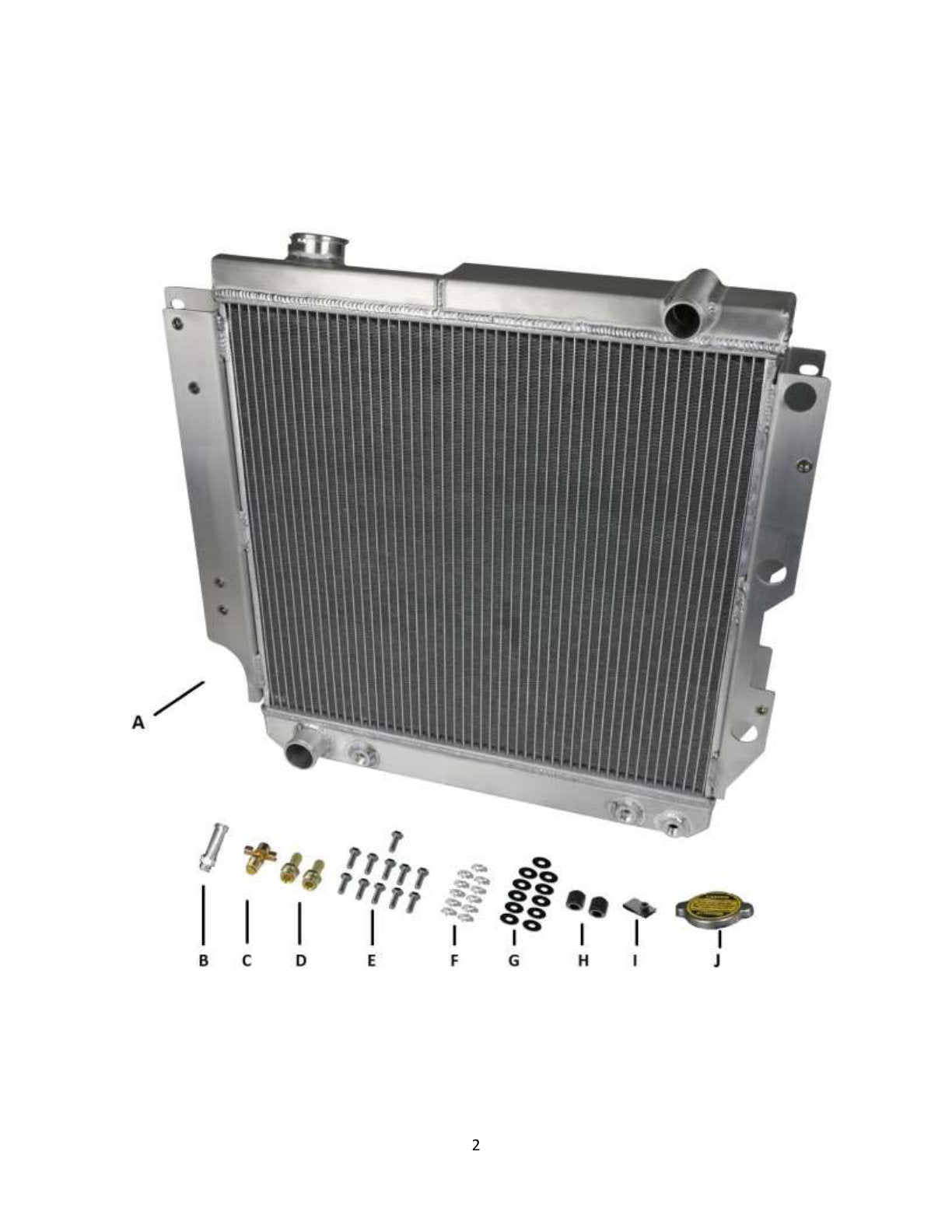 aFe BladeRunner Street Series Aluminum Radiator | Jeep Wrangler TJ L6-4.0L (97-06) (46-52101)