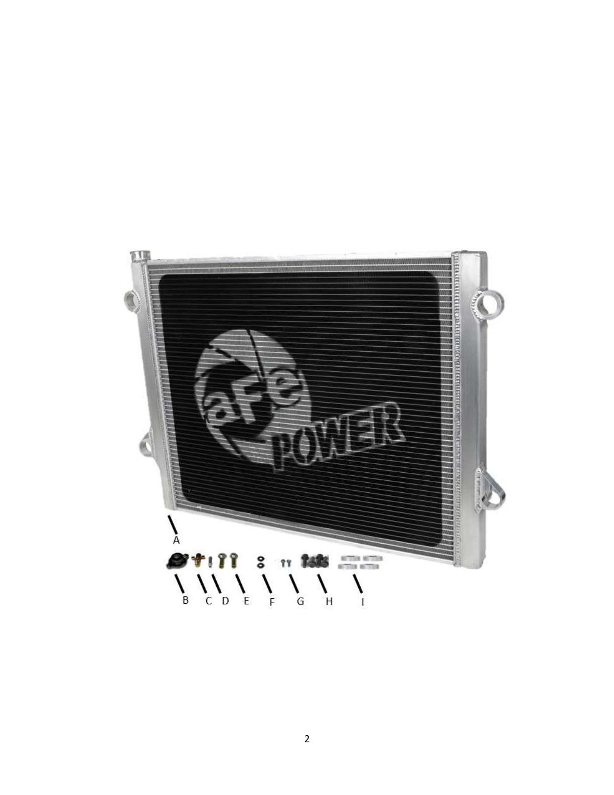 aFe BladeRunner Street Series Aluminum Radiator | Toyota Tacoma L4 2.7L/V6 4.0L (05-15) (46-52111)