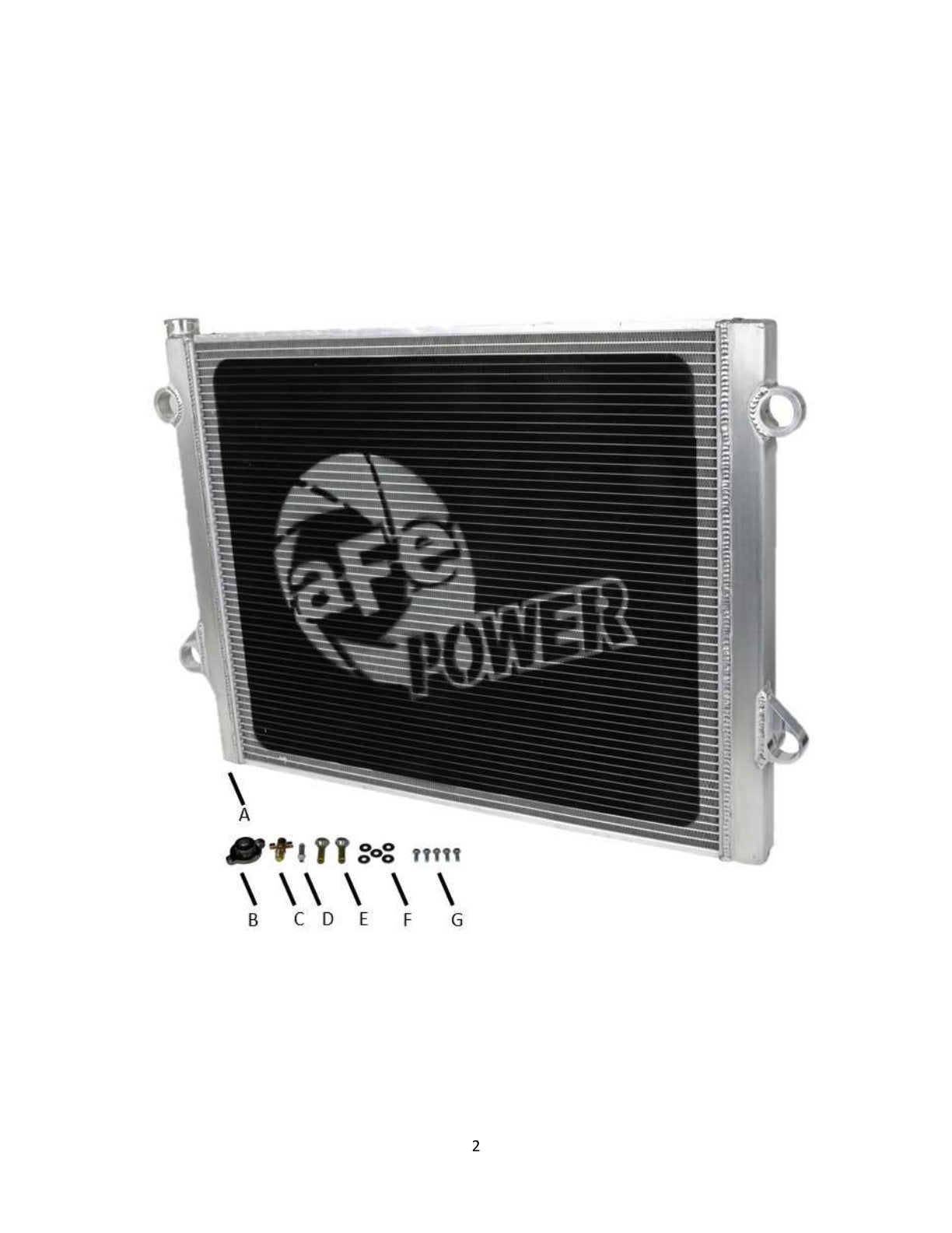 aFe BladeRunner Street Series Aluminum Radiator | Toyota 4Runner/FJ Cruiser (03-14) (46-52121)