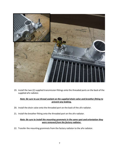 aFe BladeRunner Street Series Aluminum Radiator | Toyota 4Runner/FJ Cruiser (03-14) (46-52121)