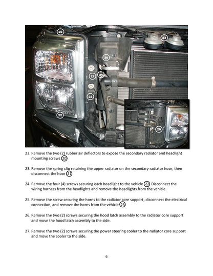 aFe BladeRunner High Cap Aluminum Radiator | Ford F250/F350 6.7L (11-16) (46-52131)