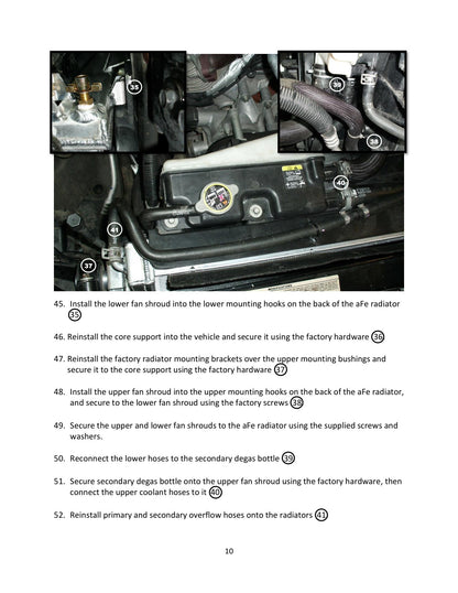 aFe BladeRunner High Cap Aluminum Radiator | Ford F250/F350 6.7L (11-16) (46-52131)