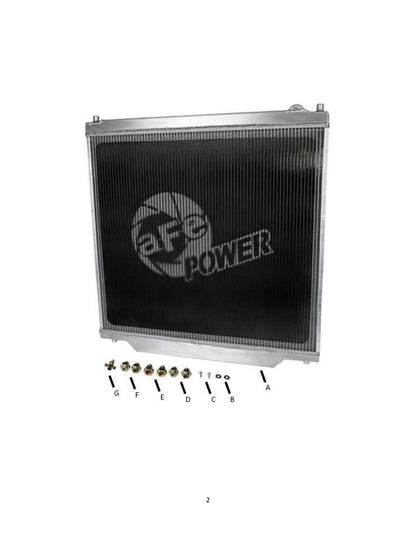 aFe BladeRunner HD Aluminum Radiator | Ford V8 6.0L Diesel Trucks (03-07) (46-52141)