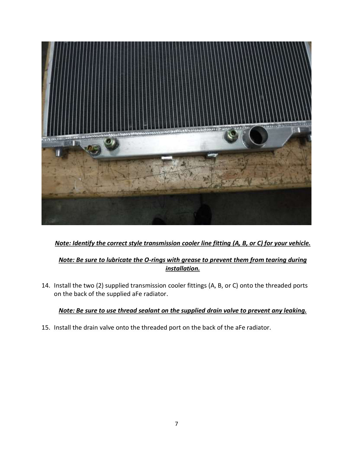 aFe BladeRunner HD Aluminum Radiator | Ford V8 6.0L Diesel Trucks (03-07) (46-52141)