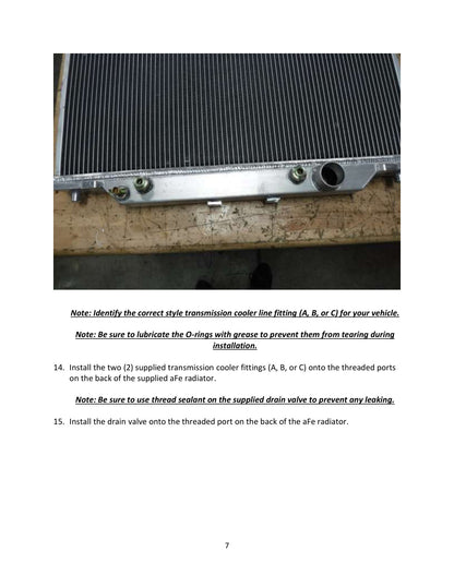 aFe BladeRunner HD Aluminum Radiator | Ford V8 6.0L Diesel Trucks (03-07) (46-52141)